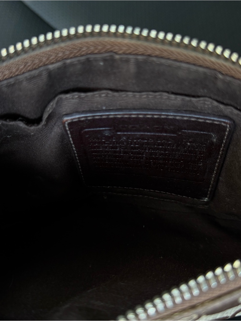 Vintage Coach Brown Signature Soho Mini Baguette Shoulder Bag - Picture 4 of 14